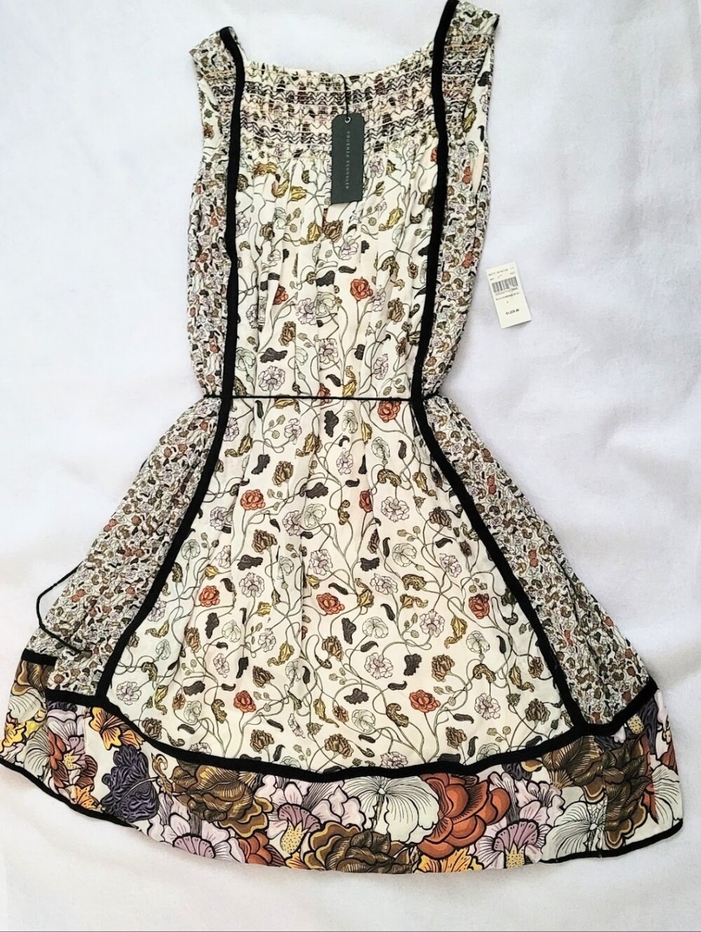 NWT!Proenza Schouler Summer Resort Silk Floral Women's Mini Garden Party Dress 4